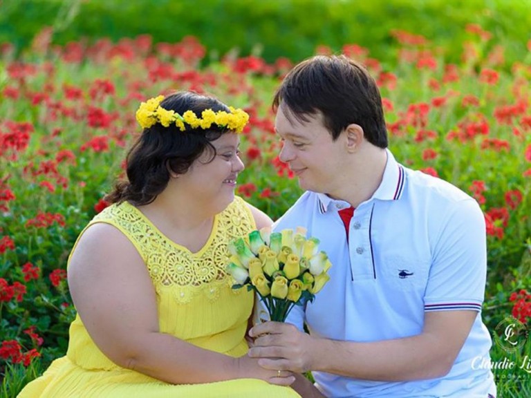 Fotógrafo Cláudio Lima registra o amor de casal com síndrome de DownCESD - Centro Síndrome de Down