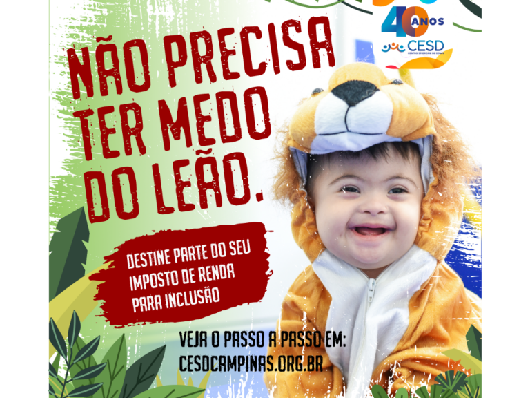 Destinação imposto de renda pessoa físicaCESD - Centro Síndrome de Down