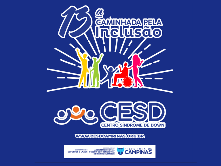 13ª Caminhada pela Inclusão 2026CESD - Centro Síndrome de Down