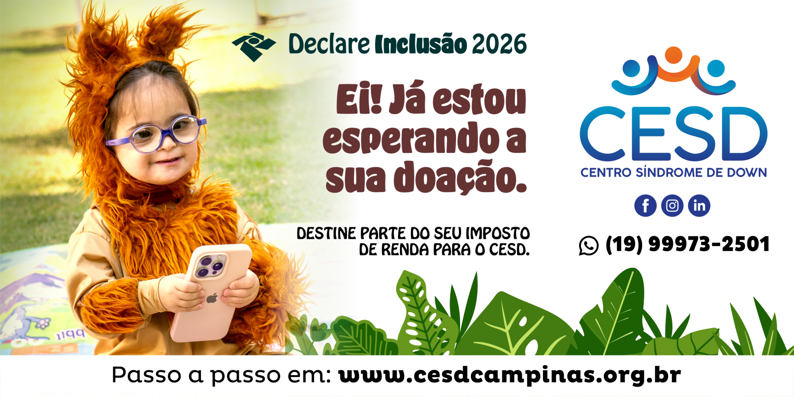 Declare Inclusão! CESD - Centro Síndrome de Down
