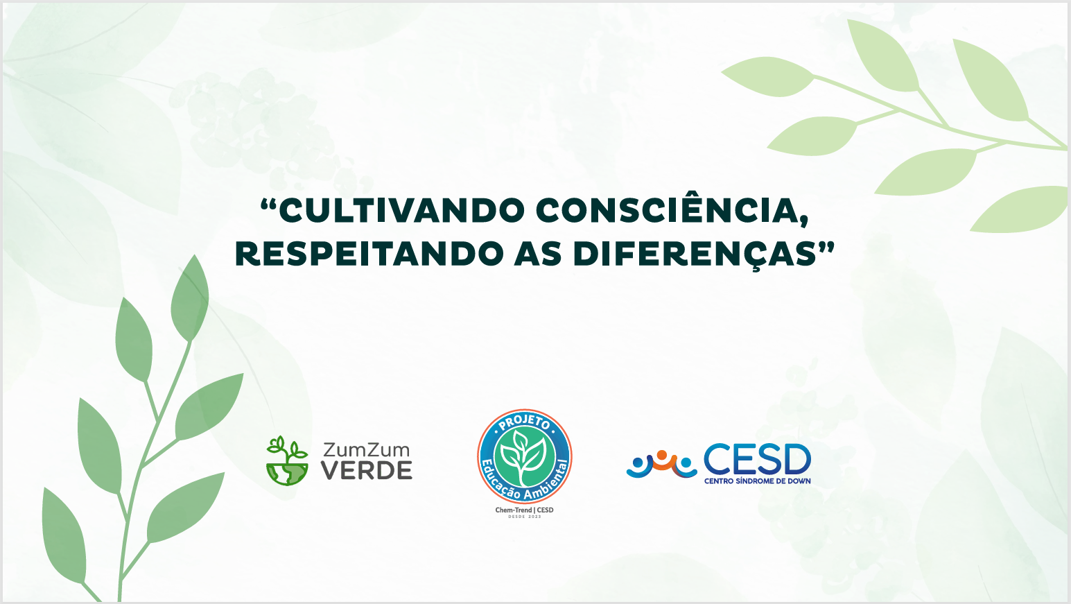 Cartilha “Cultivando Consciência, Respeitando as Diferenças” CESD - Centro Síndrome de Down