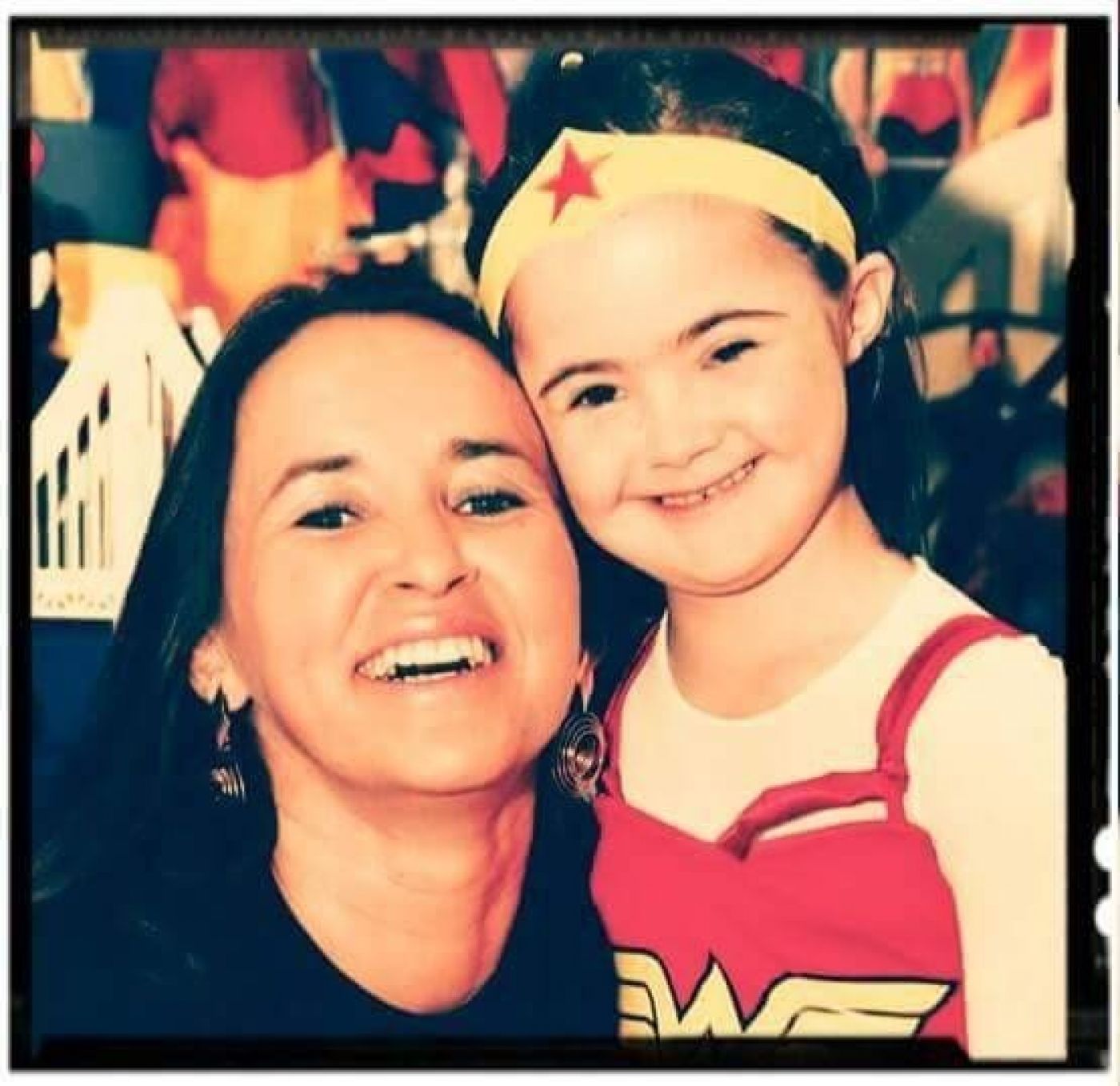 Claudete só teve a notícia de que sua filha tinha Síndrome de Down na sala de parto (Foto: Arquivo pessoal)